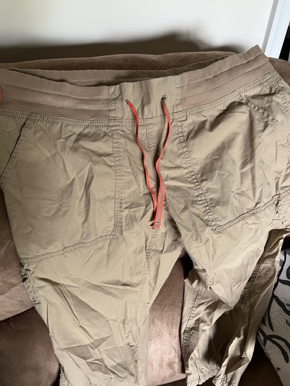 The North Face Women's Khaki/Tan Utility Pants with Elastic Waist
